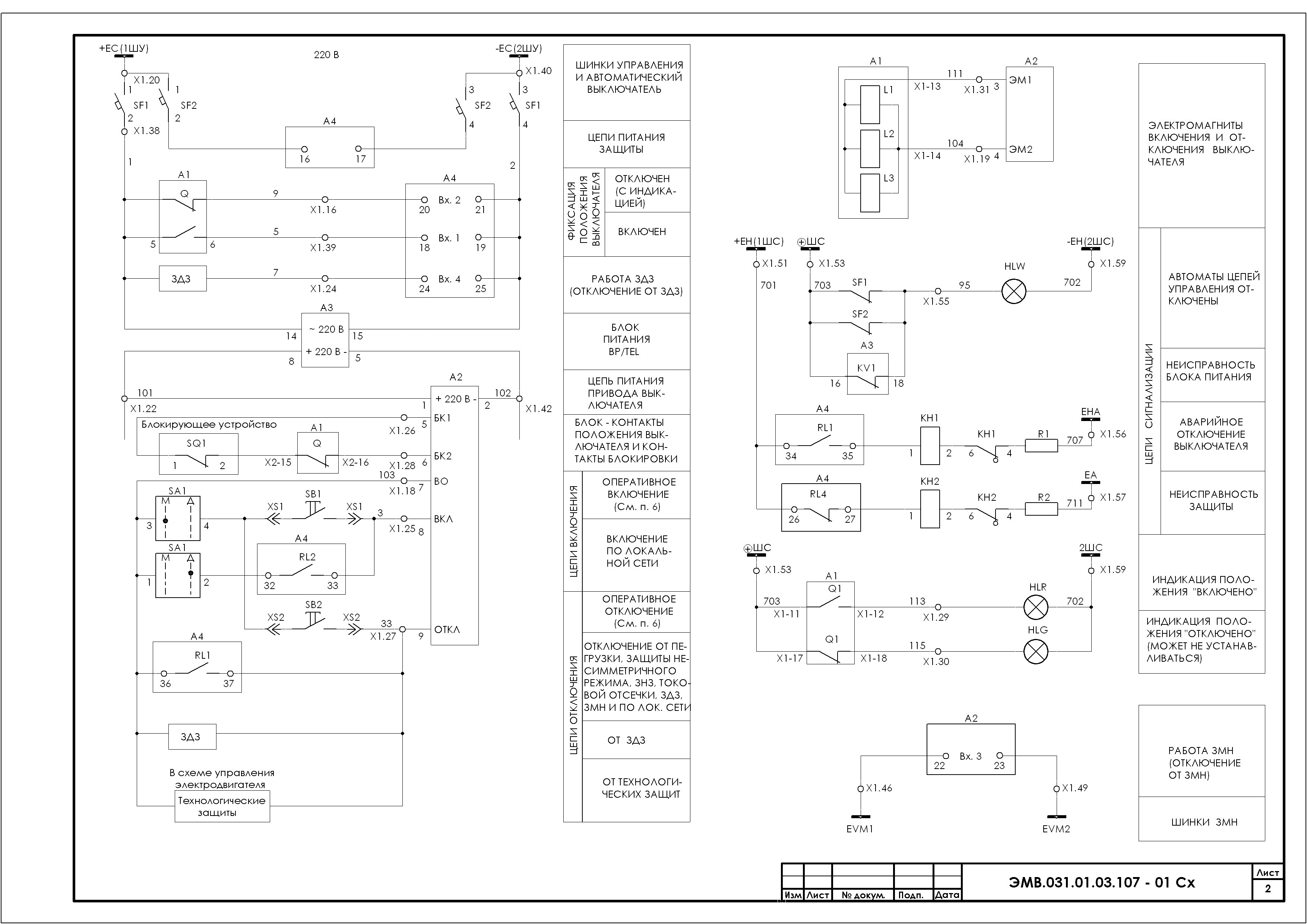 Линия 6(10) кВ к ЭД, BB/TEL с BU/TEL-220-05A и УЗА-10А.2Э на постоянном  опертоке - Релейная лаборатория